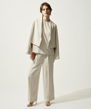 クールタッチツイル ストレートパンツ