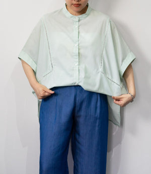 はしごレースオーバーサイズブラウス