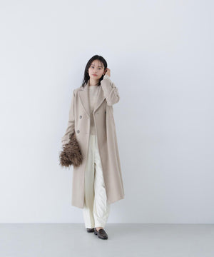 ビッグカラーダブルチェスターコート