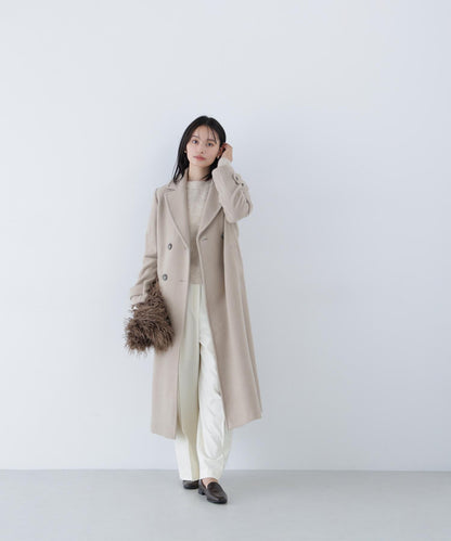 ビッグカラーダブルチェスターコート