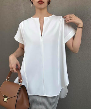 フロント2wayステッチワークブラウス