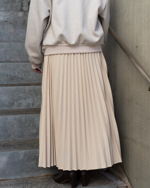 ラメプリーツフレアスカート
