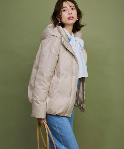 ステッチレス フーデット ダウン