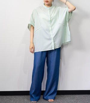 はしごレースオーバーサイズブラウス