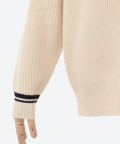 Vネックカーディガン