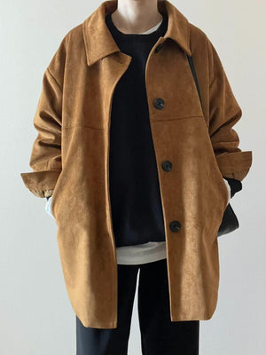 スエードライクオーバージャケット