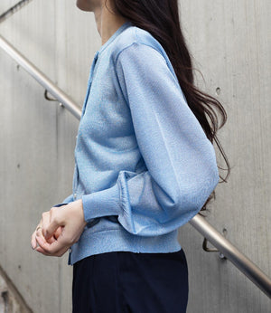 ラメシアーパールカーディガン