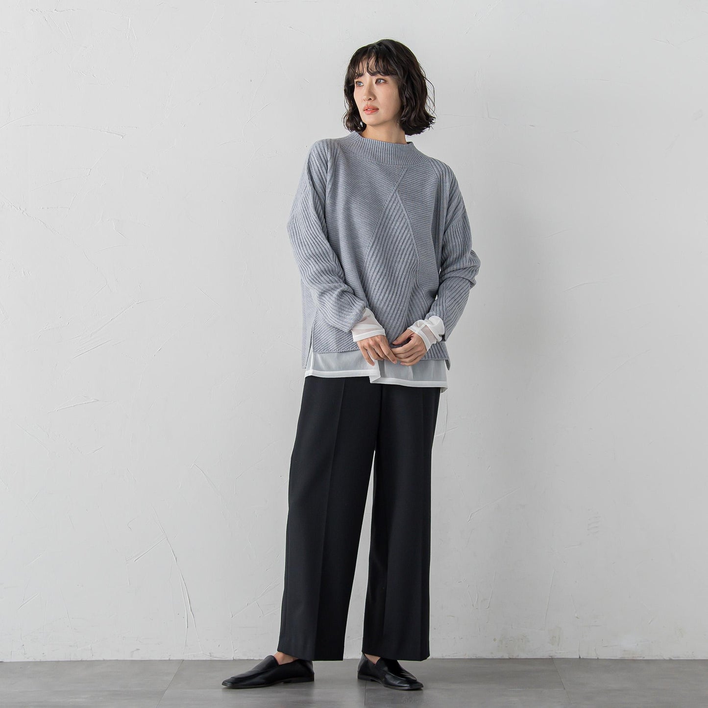 【WEB限定】”重ねるだけで格上げ”レイヤードインナー