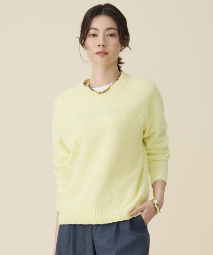 ブークレミックスツイード ニット