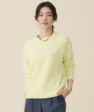 ブークレミックスツイード ニット