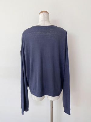 リネンスウェットシャツ