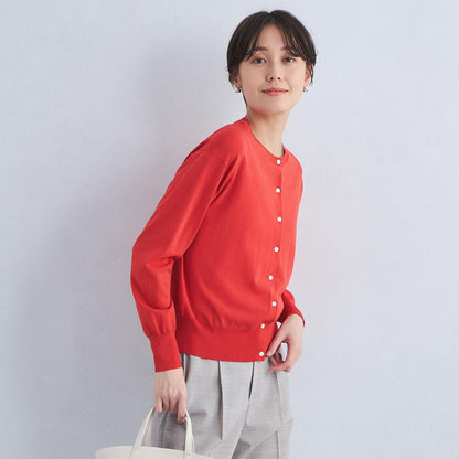 ドラキー クルーネック ニット カーディガン