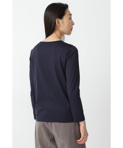 ５０／２オーガニック綿天竺プルオーバー