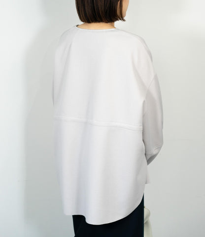 カットジョーゼットウエストマークブルゾン