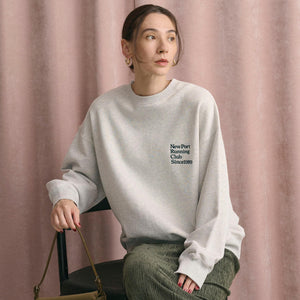 コットン裏毛 ロゴスウェット プルオーバー