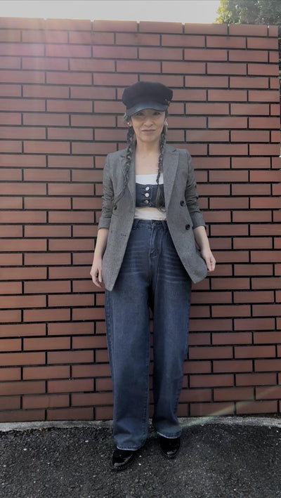 セパレートレイヤードデニム