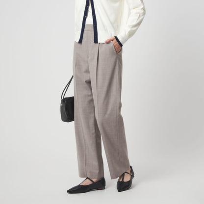 ［size SHORT/TALLあり］カチリラ ストレート パンツ ウォッシャブル ストレッチ