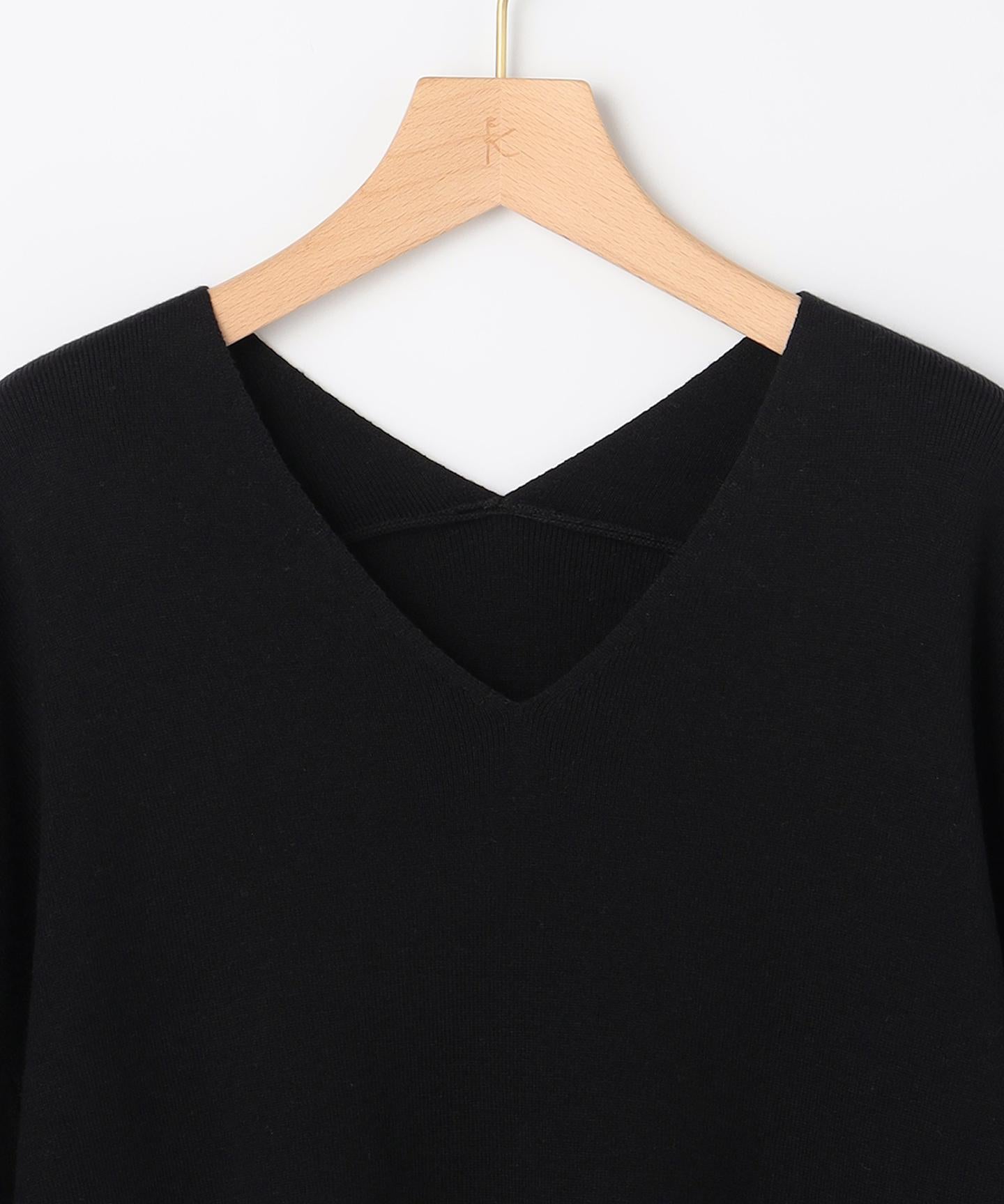 レースモチーフニットプルオーバー