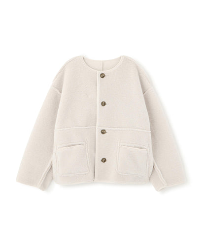 リバーシブルフェイクスウェードコート