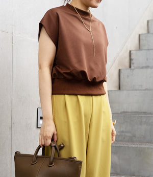 ポンチカットショートトップス