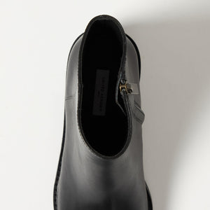 レザー ショートブーツ