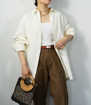 バックギャザーシャツ