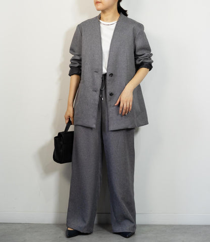 ツイードライクイージーパンツ