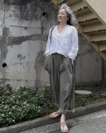タックカーゴパンツ