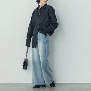 バックギャザーシャツ