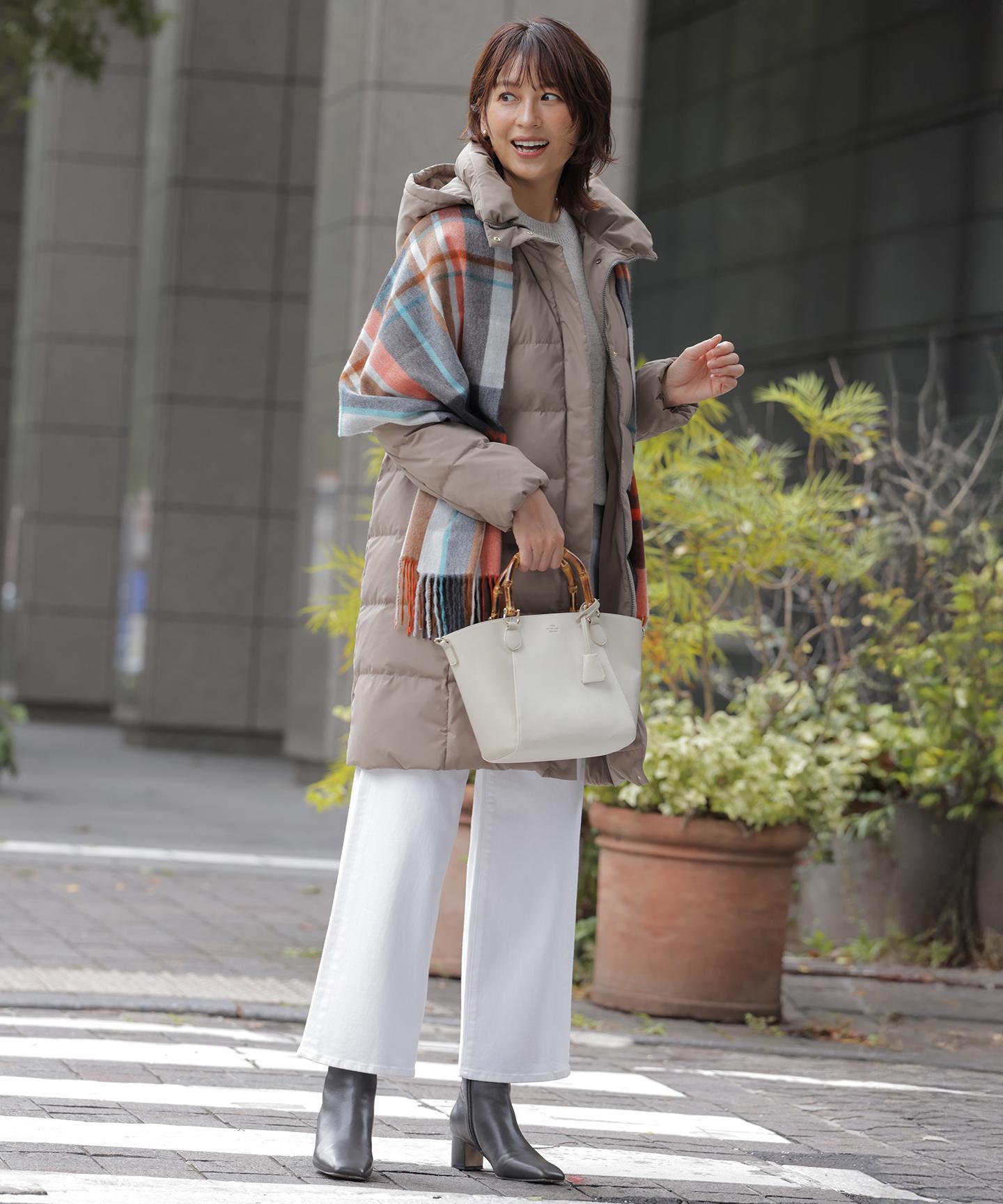 BASIC STRETCH DENIM ワイド ストレート デニム