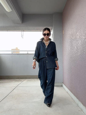 イージーデニムセットアップ