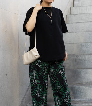 【吸水速乾・接触冷感】バックフリルドッキングカットソー