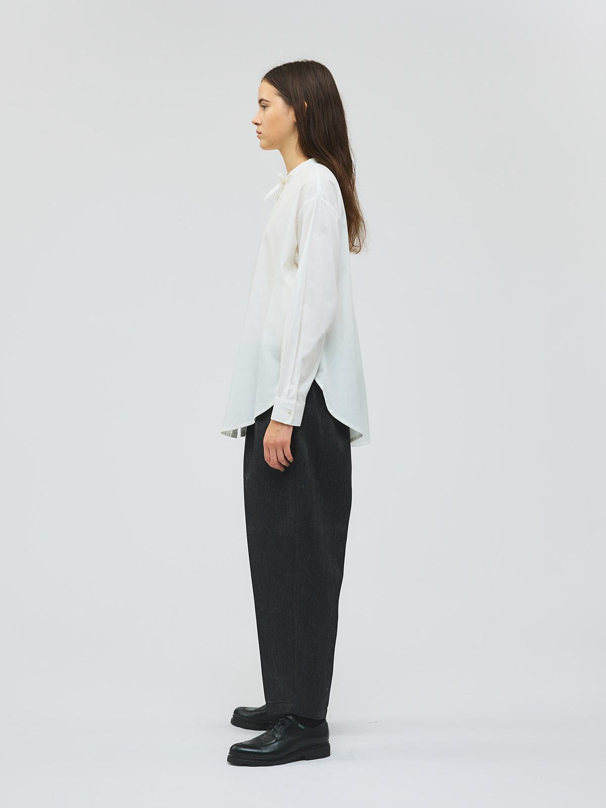 mizuiro ind リボンタイロングシャツ