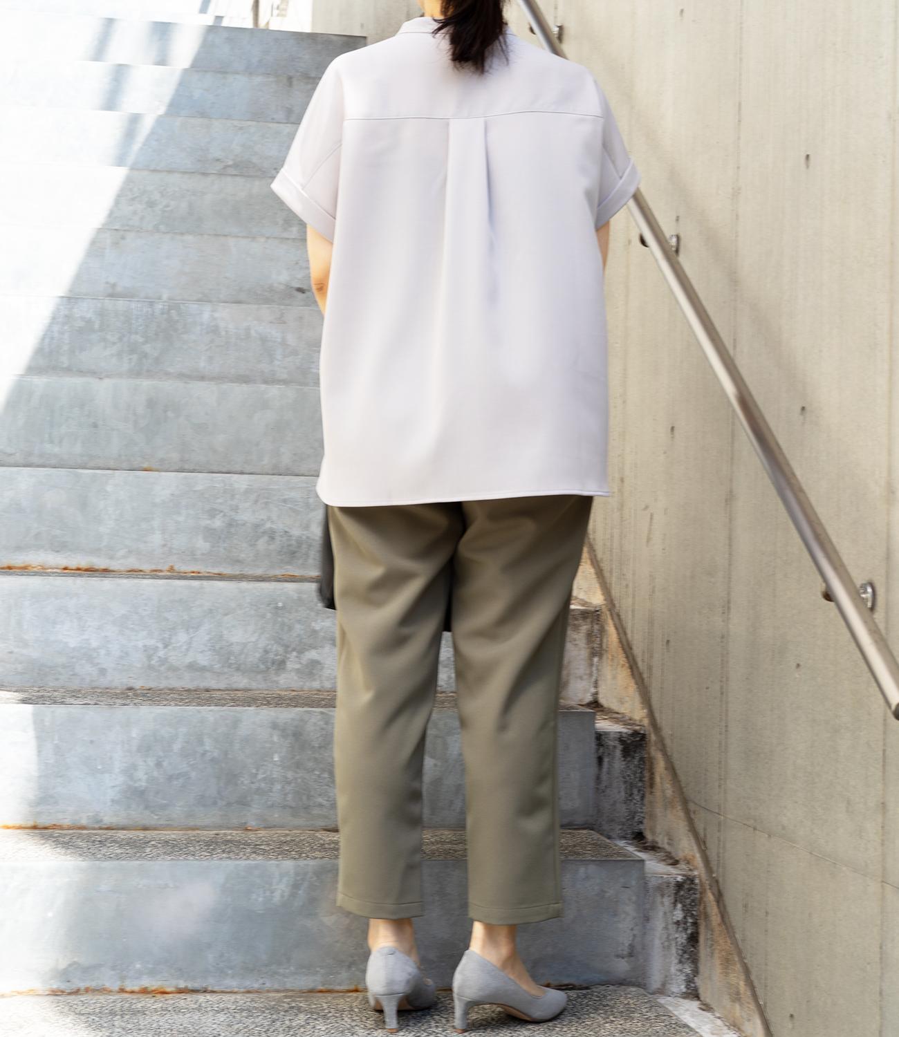 美シルエットテーパードパンツ