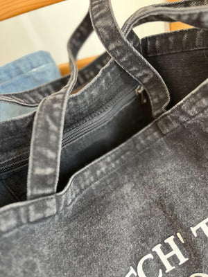 ロゴデニムトート