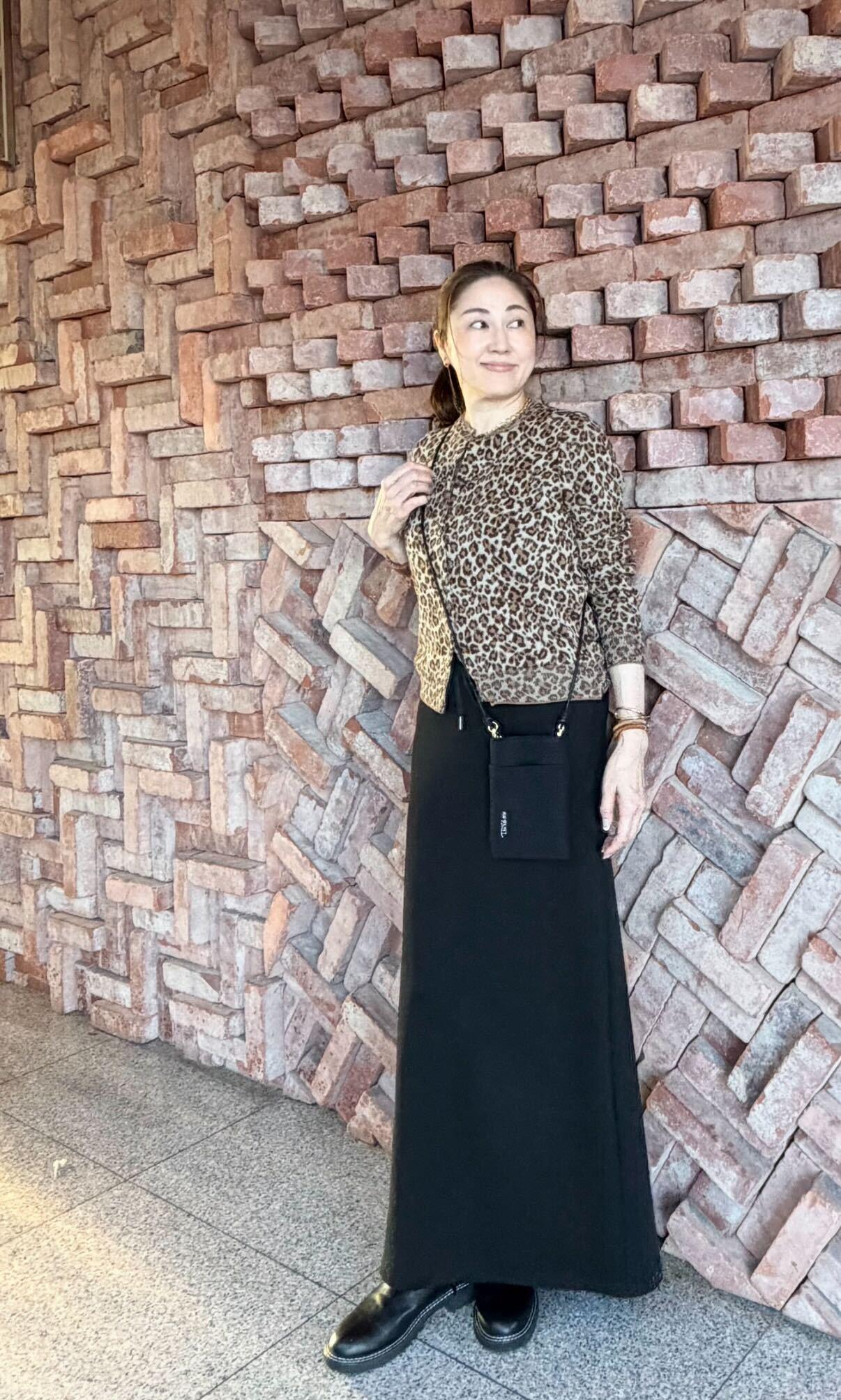 レオパード柄カーディガン