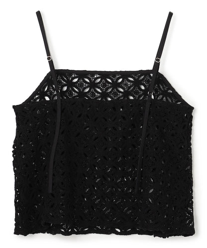 ラッセルレース キャミレイヤード Tシャツ