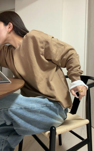 ルーズフィットワイドジーンズ