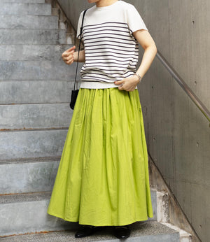 コンパクトフレンチスリーブニットT