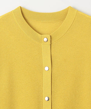 シアーニットショートカーディガン