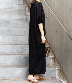 2wayスリーブボクシーワンピース(インナーワンピース付き)