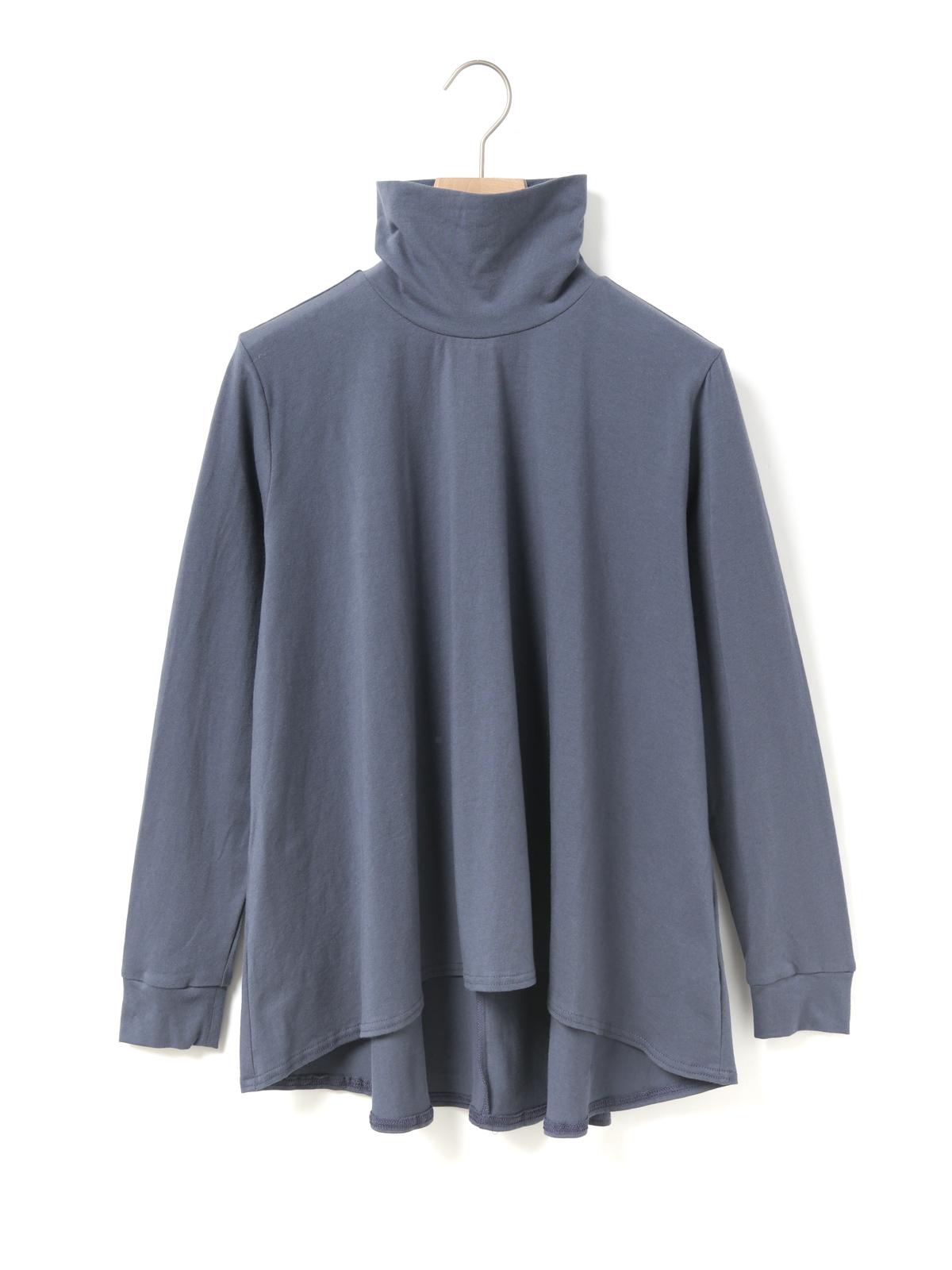 MidiUmi ハイネックフレアプルオーバー