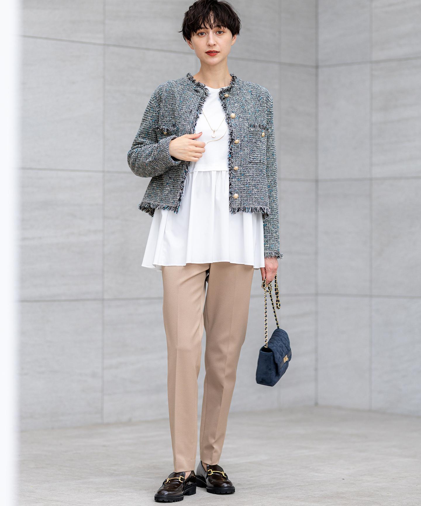 スエード キルティング ショルダーバッグ