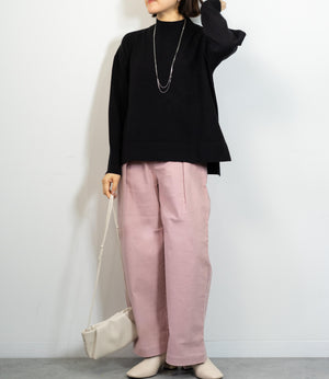 ハイネックスクエアニット