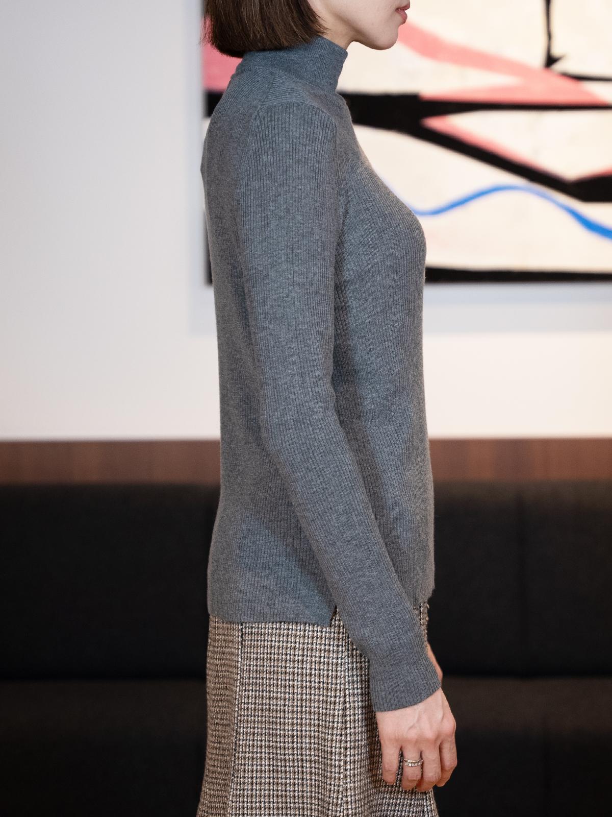 ソフトタッチタートルネックニット