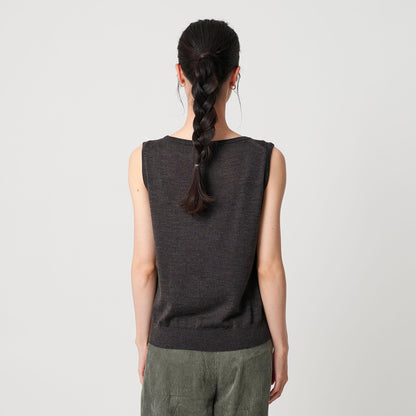 ウール レイヤードニット ウォッシャブル