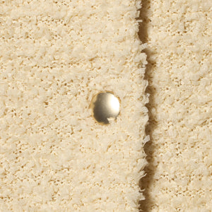 フリンジラメ ノースリーブ ニット