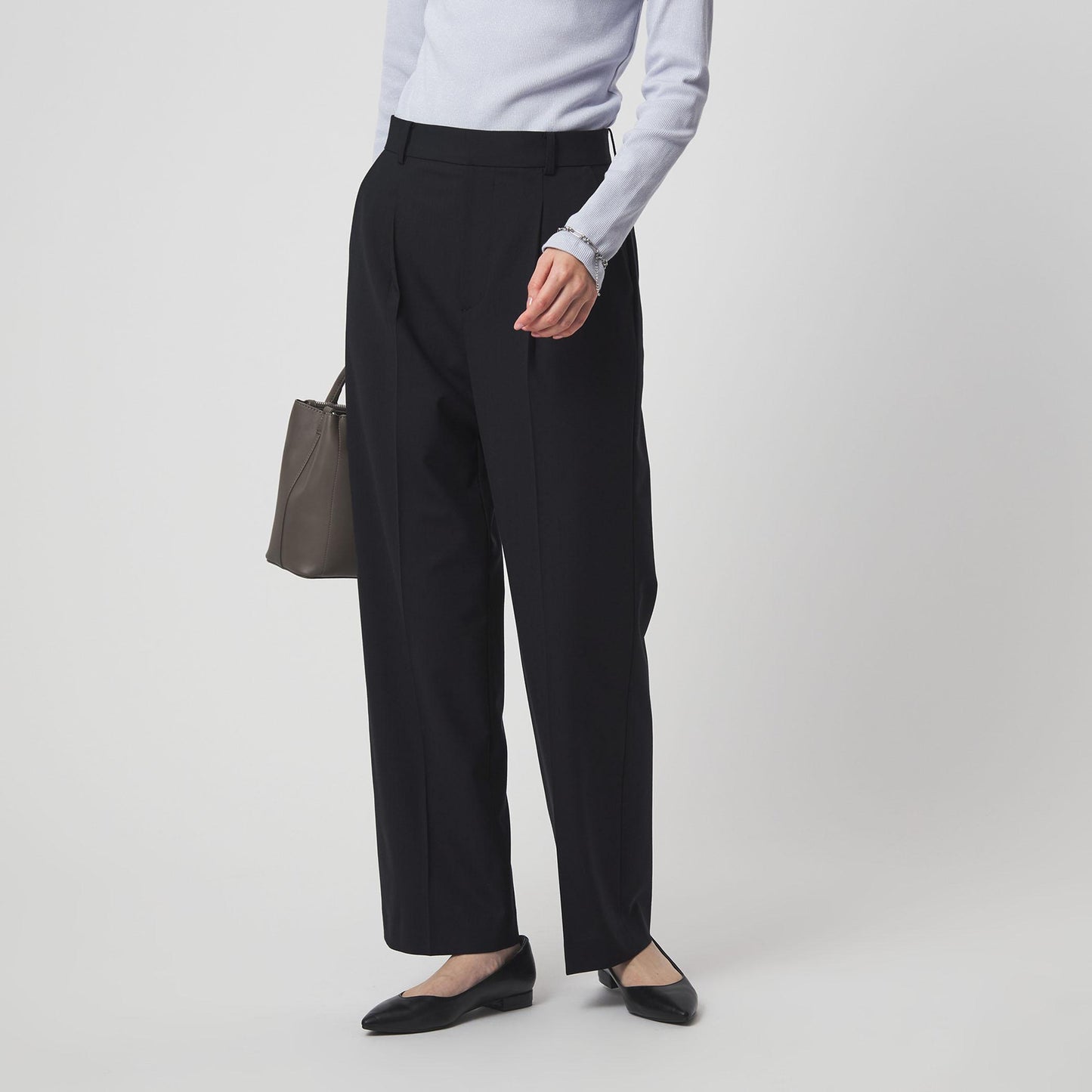 ［size SHORT/TALLあり］カチリラ ストレート パンツ ウォッシャブル ストレッチ