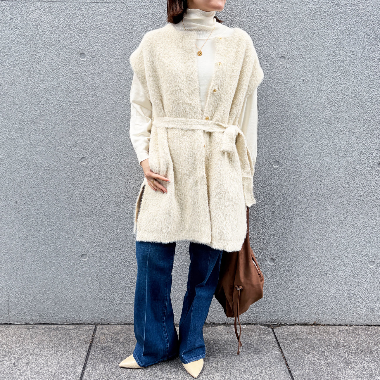 【2L・3Lサイズ①】スタイリストNanae監修！サイズを選べるニット＆ベスト特別セット