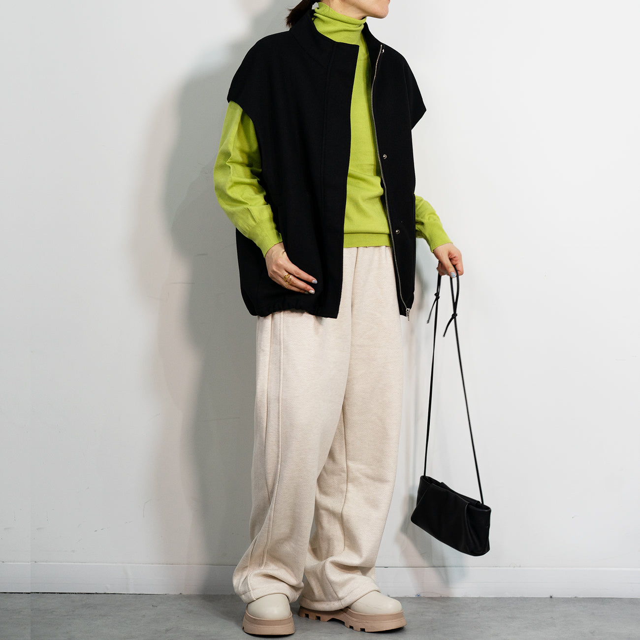 【M・Lサイズ②】スタイリストNanae監修！サイズを選べるニット＆ベスト特別セット